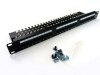 Digitus Patch panel 19 cali 24 porty, kat.5e, U/UTP, 1U, wspornik kablowy, czarny (kompletny)